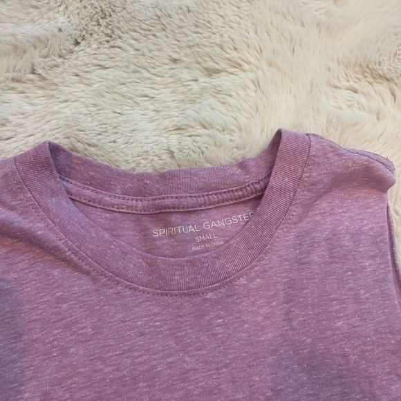 Spiritual Gangster cropped muscle tank size S - Picture 2 of 4